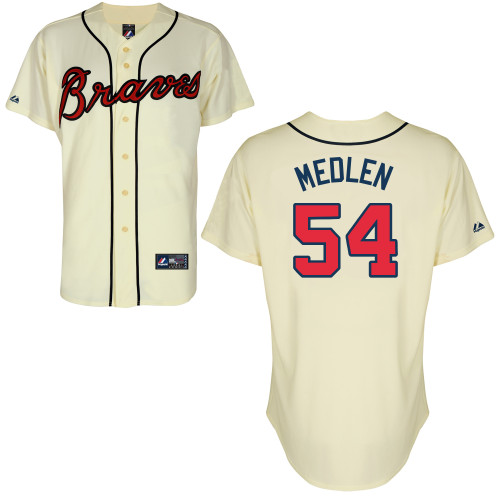 Kris Medlen #54 mlb Jersey-Atlanta Braves Women's Authentic Alternate 2 Cool Base Baseball Jersey